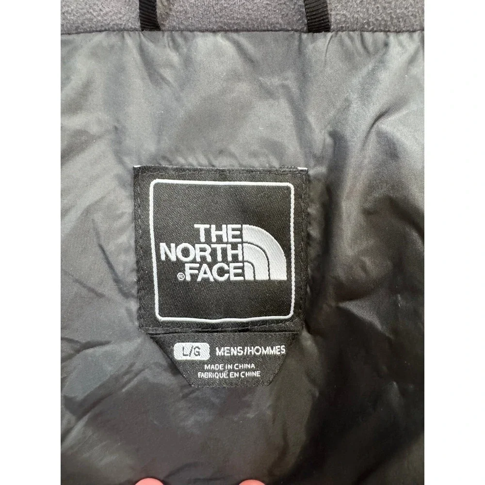 The North Face Men's‎ hyvent red full zip hooded lined heavy coat large